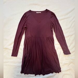 Peruvian Connection plum tunic size XL.